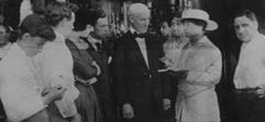 Alice Guy directs on set